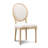 Anousha Oval Chair Solid Wood Dining Set
