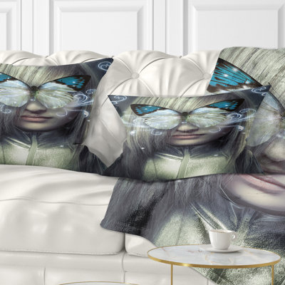 Coussin Serious Young - Portrait imprimé