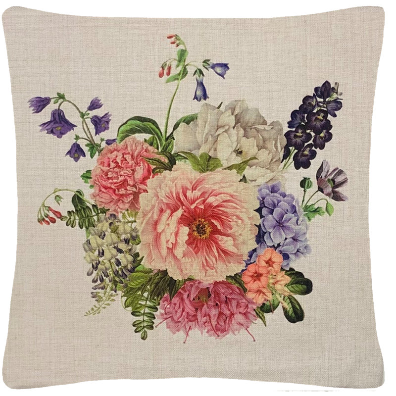 Floral Pillow Cover