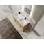 Meuble-lavabo autoportant de 60 po avec lavabo en résine, 4 portes à fermeture douce, chêne original, contreplaqué (KD-PACKING)-1749507107