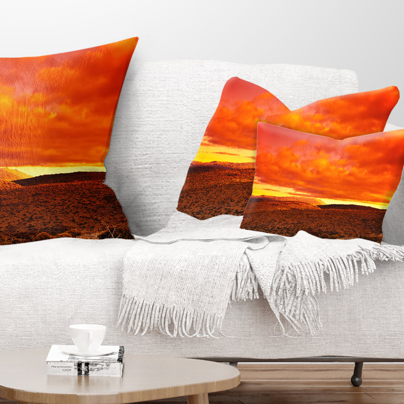 Landscape Throw Pillow, 12" x 20", Rectangle