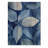Periwinkle Leaves Of Blue Simplicity II - Leaves Wood Print - On Natural Pine Wood-2033598401