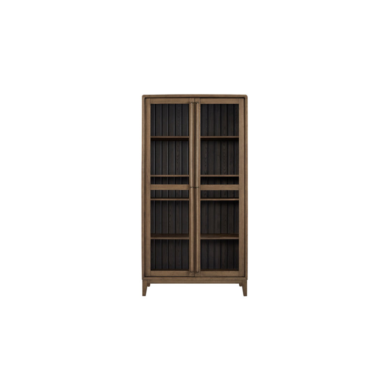 Latte and Peppercorn Display Cabinet