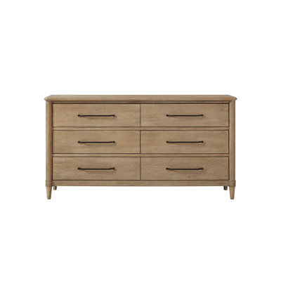 Commode à 6 tiroirs Casual finition sable
