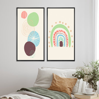 Primitive Abstract Retro Designs II - ensemble de 2 reproductions