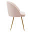 Chaise d'appoint rembourrée en velours Cohen-1312162173