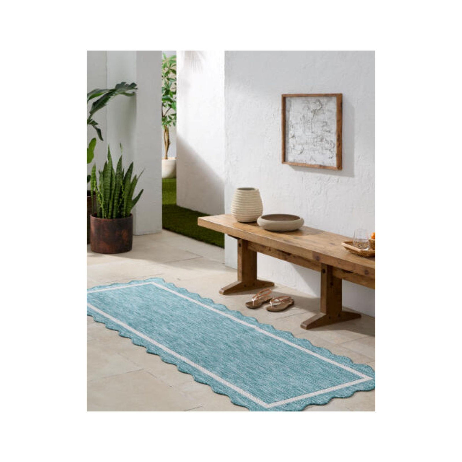 Skiles Machine Woven Rug, Runner 2'7.5" x 7'2.6"