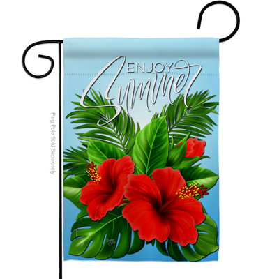 Drapeau de jardin Enjoy Hibiscus
