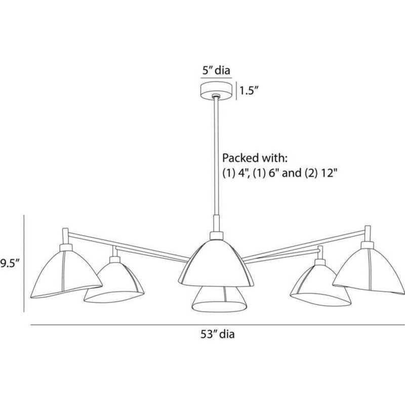 Inlet 6 - Light Chandelier