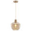 Luminaire suspendu pour îlot de cuisine 1 lumière avec abat-jour en verre martelé Drage-2000705801-2012173306