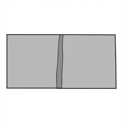 Magnetic Garage Screen Door- Heavy-Duty Fiberglass Mesh Net Enclosure with Mounting Hardware