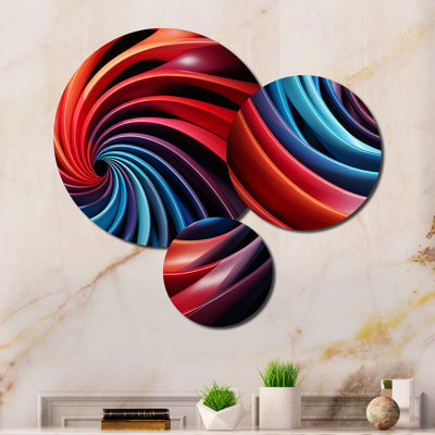 Abstract Wall Decor on Metal
