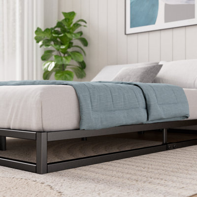 Dekker Metal Platform Bed with Wooden slat support 15cm/6in Height
