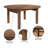Castiglia 59.75 " Extendable Round Dining Table