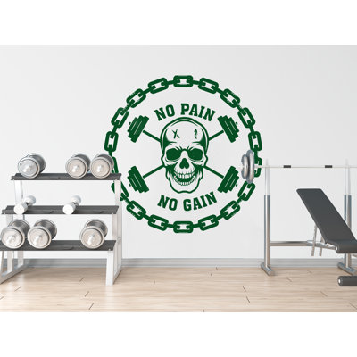 Autocollant mural de remise en forme Power Gym