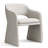 19" Seat Height Upholstered Waterproof Dining Armchair-357556152