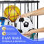 Grand support de rangement pour balle de garage sur roulettes - Organisateur de matériel de sport roulant