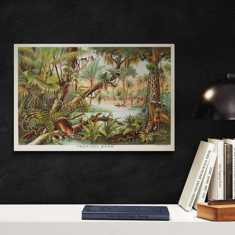 Tropical Zone by Levi Walter - Wrapped Canvas Art Prints, 84 cm H x 117 cm W