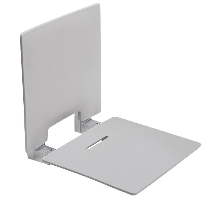 Valya 37.2cm Metal Shower Bench, Light Grey