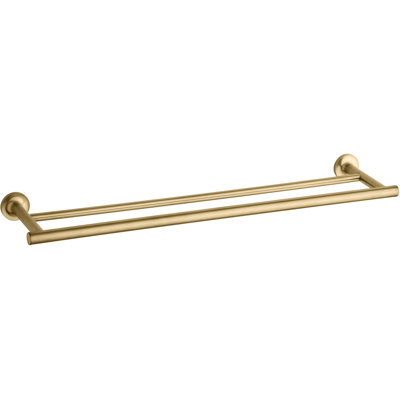 Purist® Double 24" Wall Mounted Towel Bar