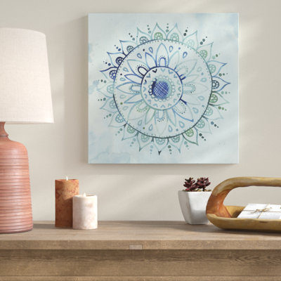Mandala I 1 Piece Wrapped Canvas Painting