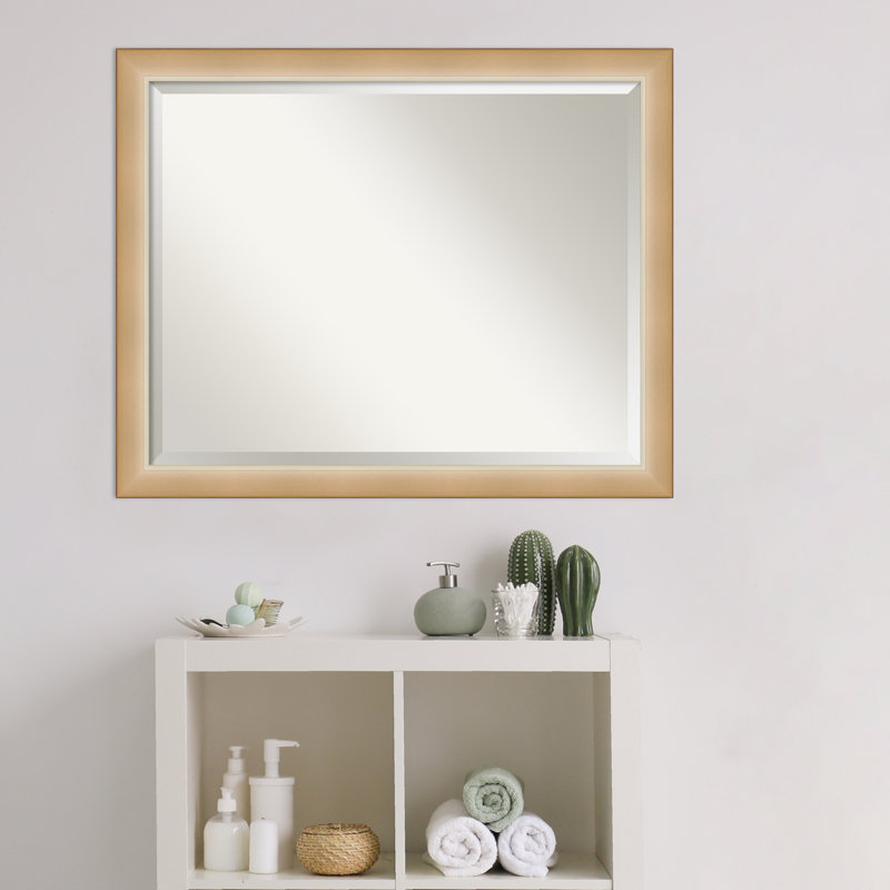 Quade Mirror, 25.25" x 31.25", Eva Ambre Gold