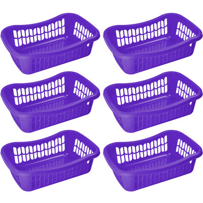 Ensemble de paniers en plastique large