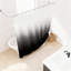 Ensemble de rideau de douche de qualité supérieure avec crochets en métal, décoration de salle de bain en tissu lavable avec protection résistante à l'eau pour un style campagnard rustique