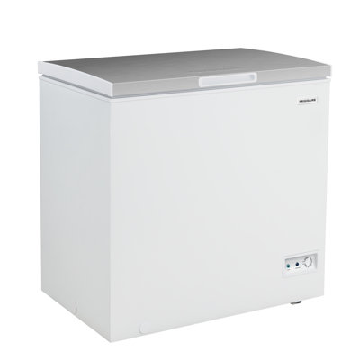 Frigidaire 7.0 Cu. Ft. Garage Ready Chest Freezer, Platinum Design Lid, Removable Basket, External Temperature Control