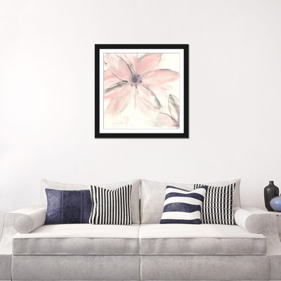 «Blush Clematis» par Chris Paschke, reproduction d'art graphique sur toile
