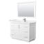 Ensemble de meuble-lavabo simple 48 po avec miroir Strada-97965282-79721147-79721145