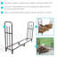 Maghull Indoor or Outdoor 6' Traditional Decorative Steel Firewood Log Rack - Bronze-507151438