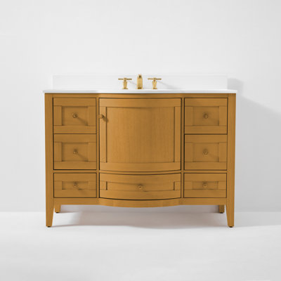 Lauren 42" Freestanding Standard Single Bathroom Vanity with Top