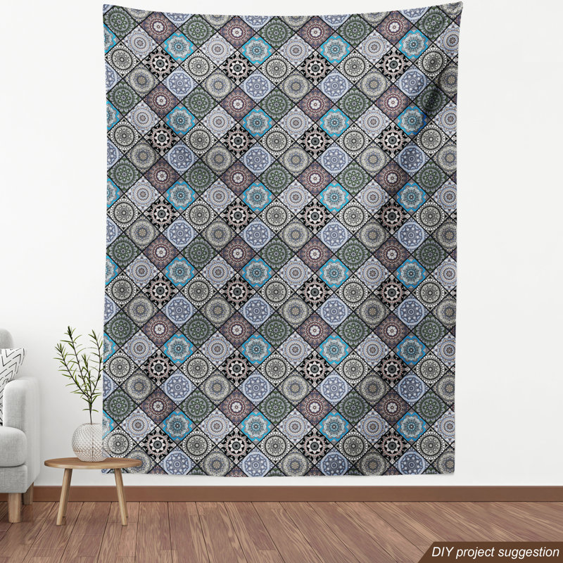 Tissu marocain, H 36 po x l 58 po x P 1 po