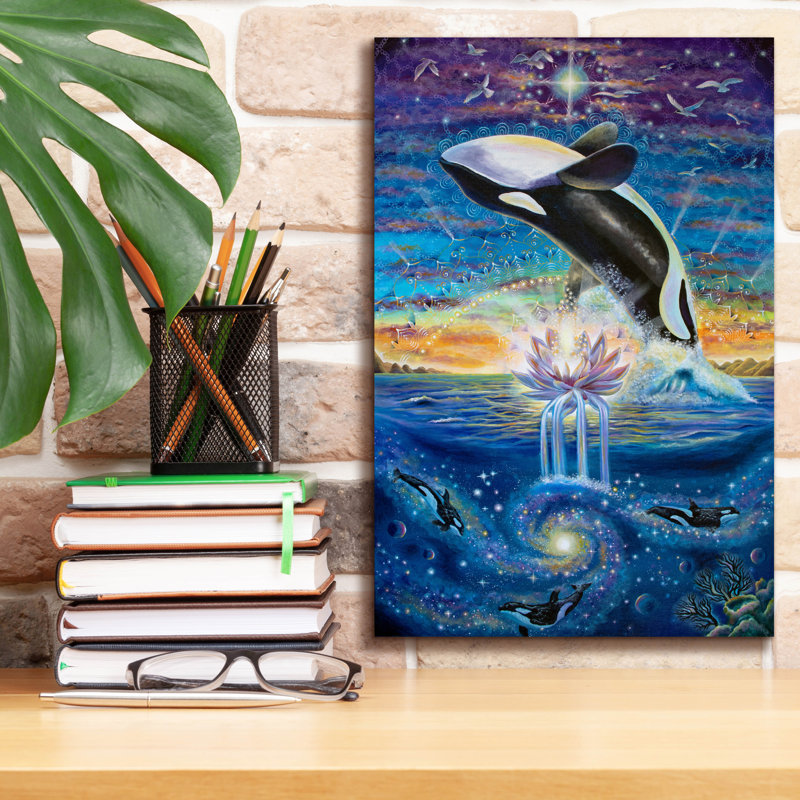  «Rising From The Profonds» par Verena Wild, art mural sur toile, 12 po x 18 po, H 18 po x l 12 po