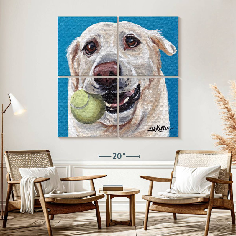 Brampt Yellow Lab Ball