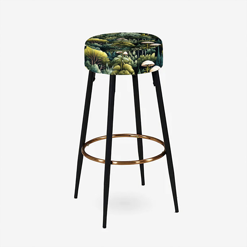 Ensemble de 2 tabourets de bar Haunted Nocturne Moody, Forest Woods Moody