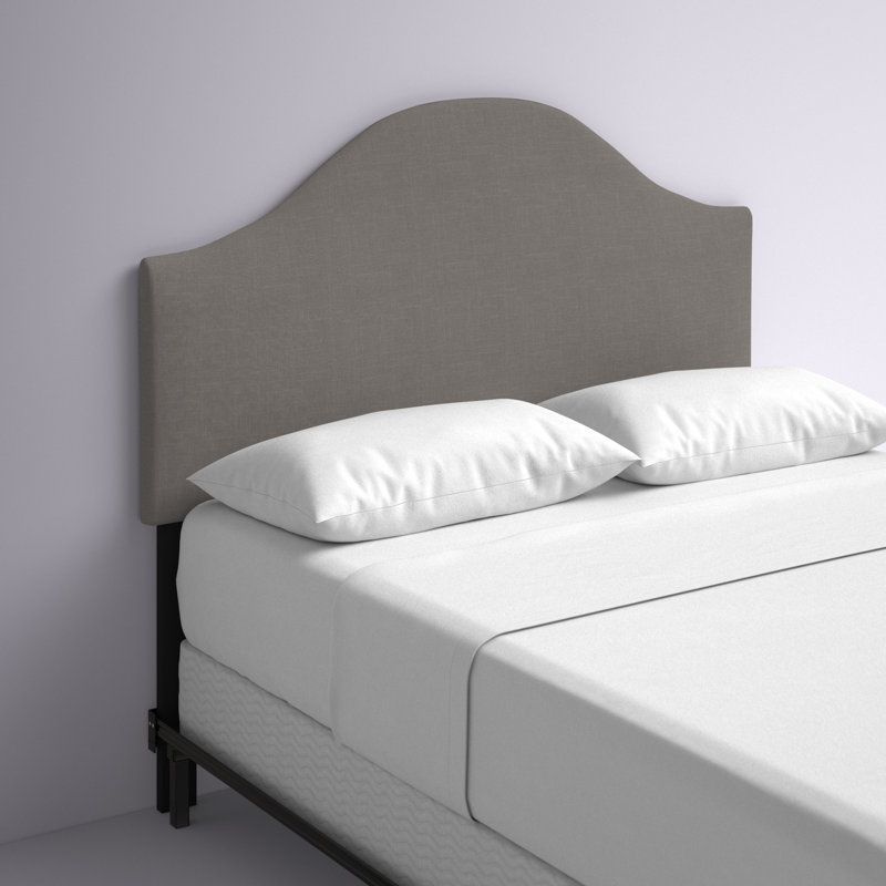 Tête de lit tapissier Hermosa, Grand, Velours perle classique