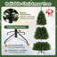 Arbre de Noël artificiel 6 pi avec 680 branches, 700 lumières DEL blanc chaud-1036524052-1036524050