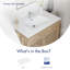  Lavabo de meuble-lavabo en porcelaine vitrifiée blanc l 37 "x P 22" Dayton avec trou de robinet Dayton (lavabo seulement, sans meuble-lavabo)