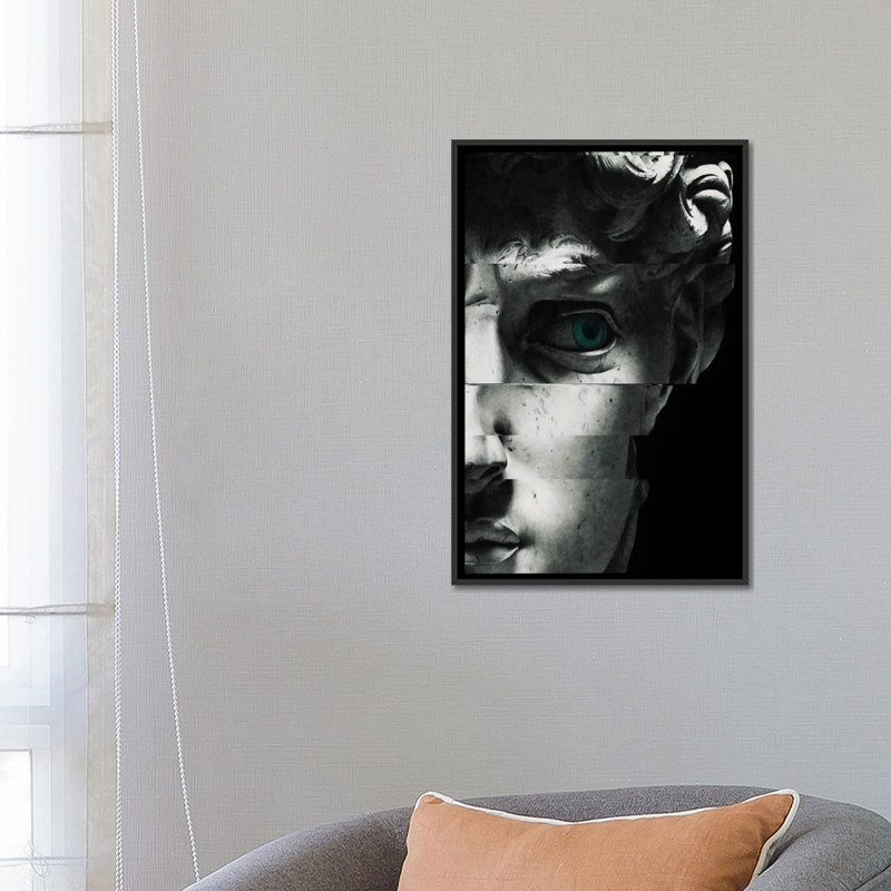 David's Eye - reproduction d'art murale encadrée, Noir, Reproduction encadrée sans passe-partout, H 26 po x l 18 po