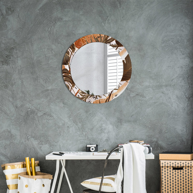 Huldar Glass Flat Wall Mirror