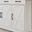 Armoire de rangement avec 3 tiroirs et 3 portes
