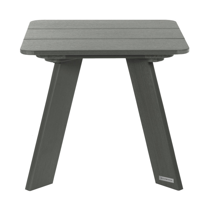 Table d'appoint en plastique Byrnes, Teck côtier