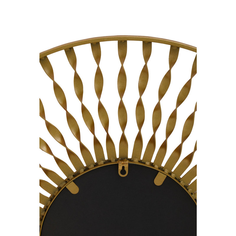 Ninnekah Metal Round Wall Mirror