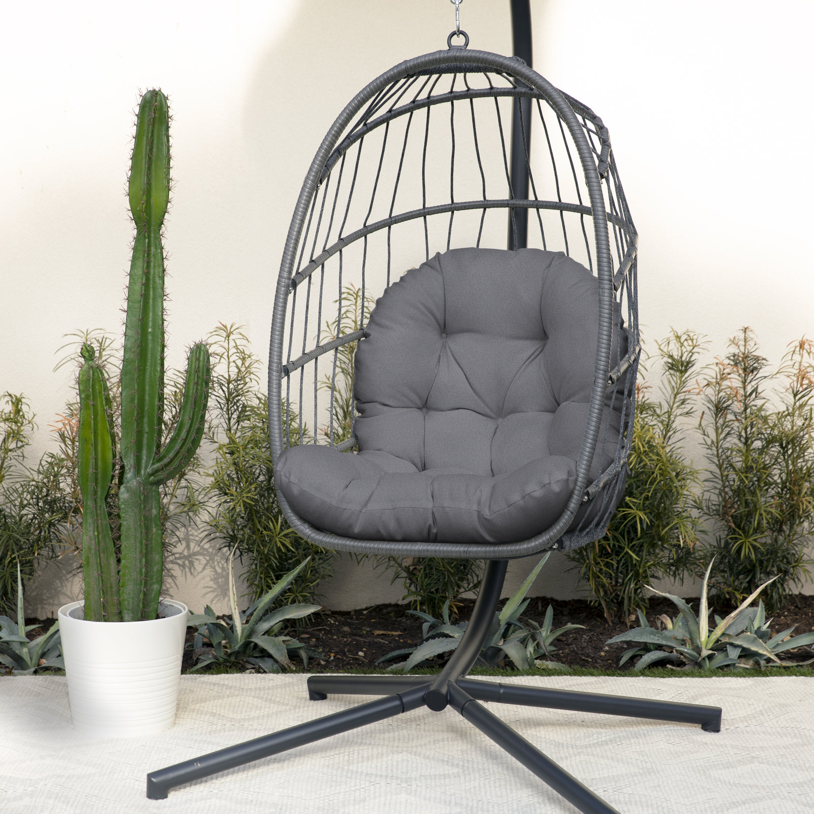 27" Seat and Back Cushion, Charcoal