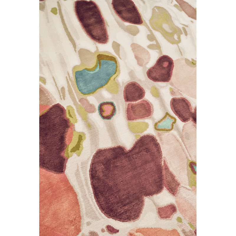 Chihuly Oyster Stucco Area Rug, Rectangle 4' x 6'