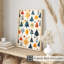 «Holiday Christmas Tree Dreams IV», reproduction d'art moderne sans cadre-1412341091