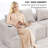 No Assembly Required Curved Upholstered Chaise Lounge with Deep Seat-1465773261