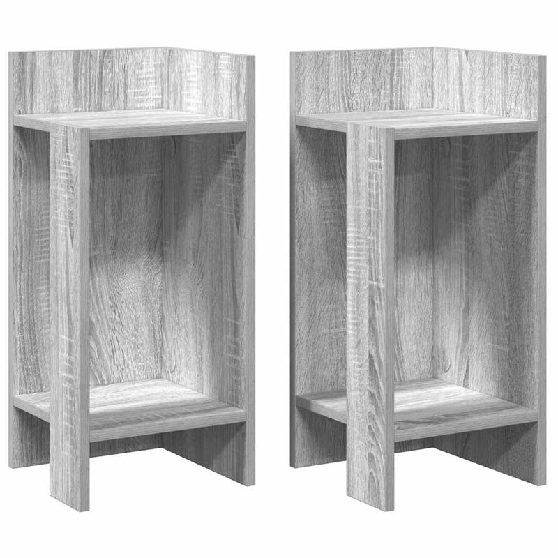 6-9 Side Table Set, Grey/Sonoma